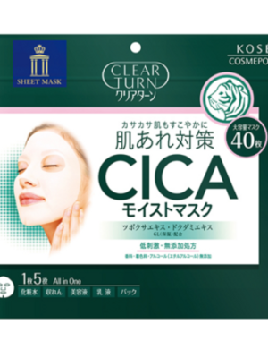 KOSÉ - KOSE Clear Turn CICA Moisture Face Sheet Mask 40 Sheets 660g